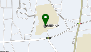 静岡県立磐田北高校の地図画像