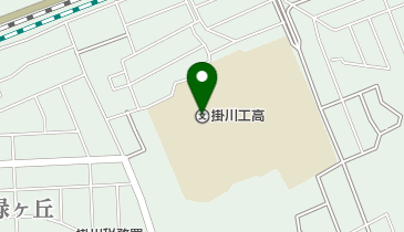 静岡県立掛川工業高校の地図画像