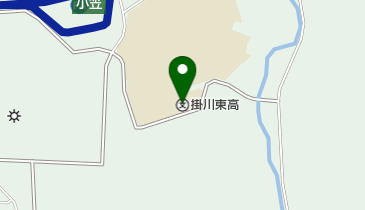 静岡県立掛川東高校の地図画像
