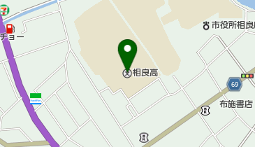 静岡県立相良高校の地図画像