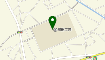 静岡県立島田工業高校の地図画像