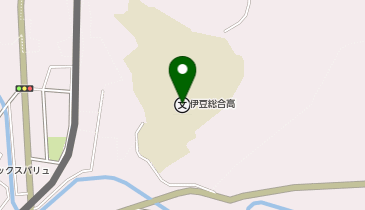 静岡県立伊豆総合高校の地図画像