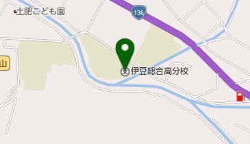静岡県立伊豆総合高校土肥分校の地図画像