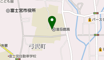 静岡県立富岳館高校の地図画像