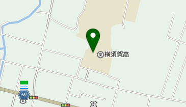 静岡県立横須賀高校の地図画像
