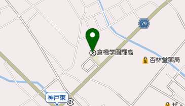 私立倉橋学園輝高校の地図画像