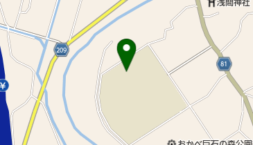 藤枝市立岡部中学校の地図画像