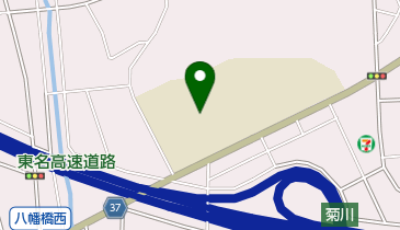 菊川市立菊川西中学校の地図画像