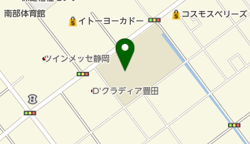 静岡市立豊田中学校の地図画像