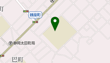静岡市立東中学校の地図画像