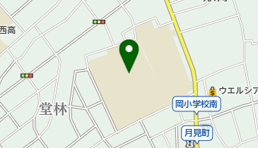 静岡市立清水第二中学校の地図画像