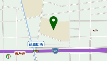 浜松市立篠原中学校の地図画像