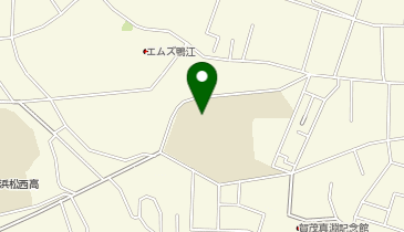 浜松市立西部中学校の地図画像