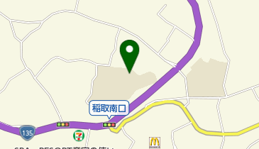 東伊豆町立稲取中学校の地図画像