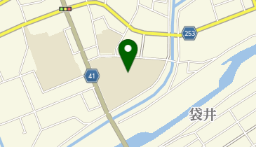 袋井市立袋井中学校の地図画像