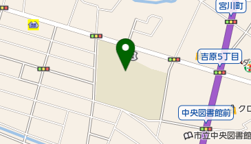 富士市立吉原第一中学校の地図画像