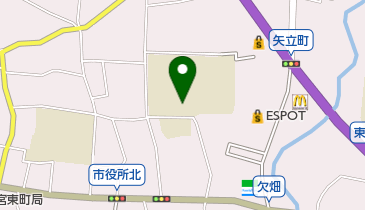 富士宮市立富士宮第一中学校の地図画像