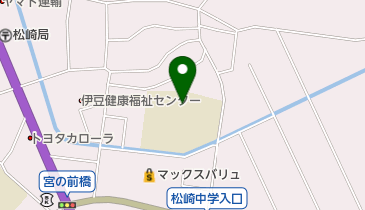 松崎町立松崎中学校の地図画像