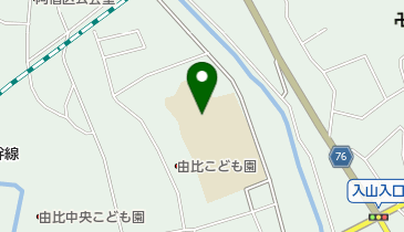 静岡市立由比中学校の地図画像