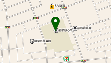 私立藤枝順心中学校の地図画像