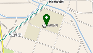 私立藤枝明誠中学校の地図画像