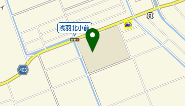 袋井市立浅羽北小学校の地図画像