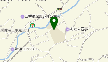 熱海市立第二小学校の地図画像