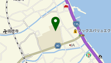 熱海市立多賀小学校の地図画像