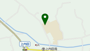 掛川市立上内田小学校の地図画像