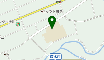 掛川市立西山口小学校の地図画像