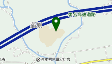 静岡市立蒲原西小学校の地図画像