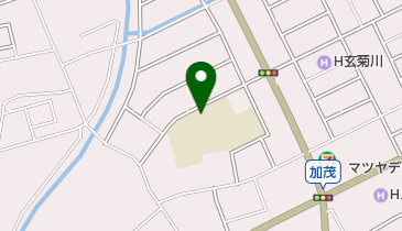 菊川市立加茂小学校の地図画像