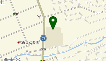 静岡市立大谷小学校の地図画像