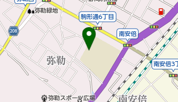 静岡市立駒形小学校の地図画像