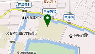 静岡市立葵小学校の地図画像