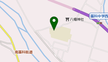 静岡市立中藁科小学校の地図画像