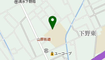 静岡市立清水飯田小学校の地図画像