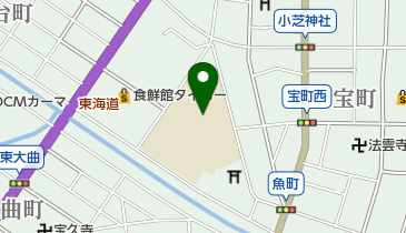 静岡市立清水江尻小学校の地図画像