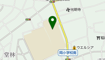 静岡市立清水岡小学校の地図画像