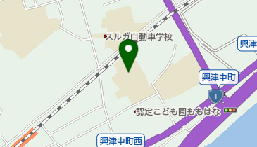 静岡市立清水興津小学校の地図画像