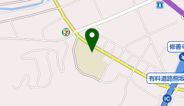 伊豆市立熊坂小学校の地図画像