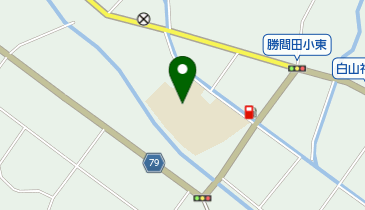 牧之原市立勝間田小学校の地図画像