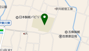 富士市立原田小学校の地図画像