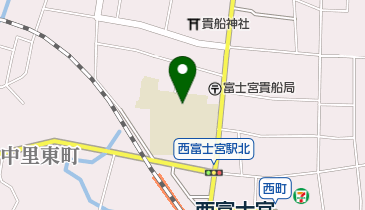 富士宮市立貴船小学校の地図画像