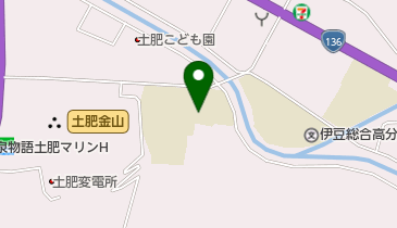 伊豆市立土肥小中一貫校の地図画像