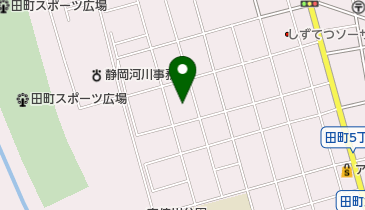 静岡田町幼稚園の地図画像