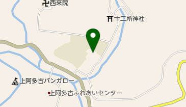 浜松市立上阿多古幼稚園の地図画像