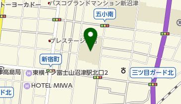 静岡県立沼津視覚特別支援学校の地図画像