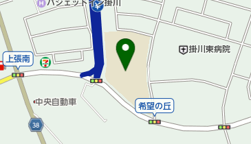 静岡県立掛川特別支援学校の地図画像