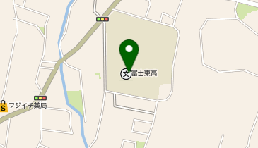 静岡県立富士特別支援学校富士東分校の地図画像